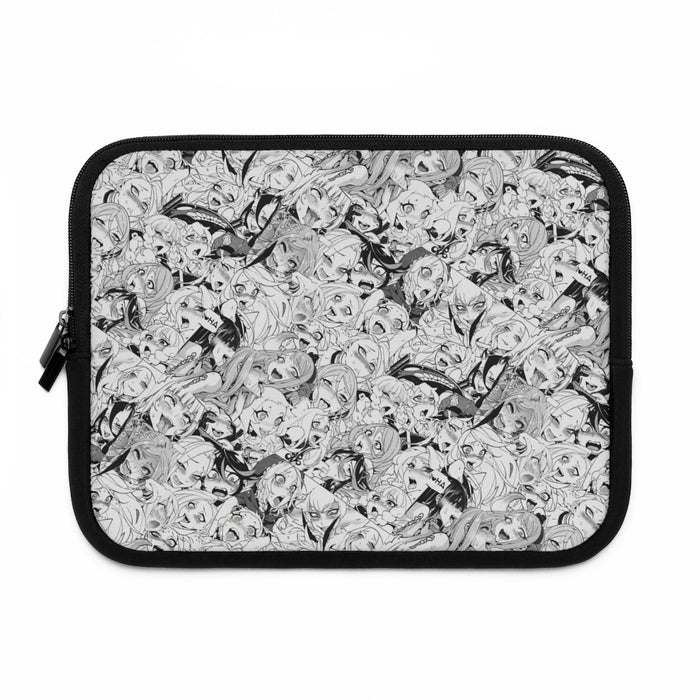 Laptop Sleeve Ahegao Pattern // Anime Laptop Bag