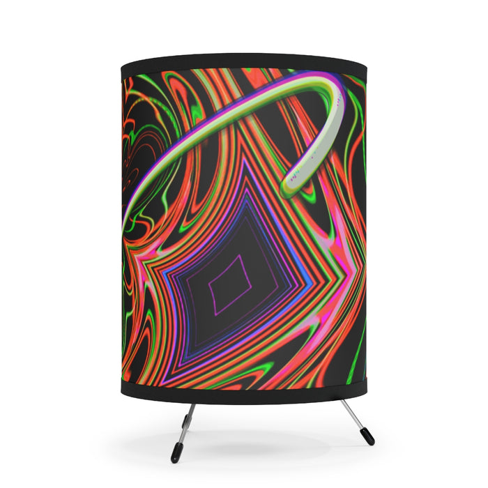Trippy Excalibur Anime Tripod Lamp with High-Res Printed Shade, US/CA plug