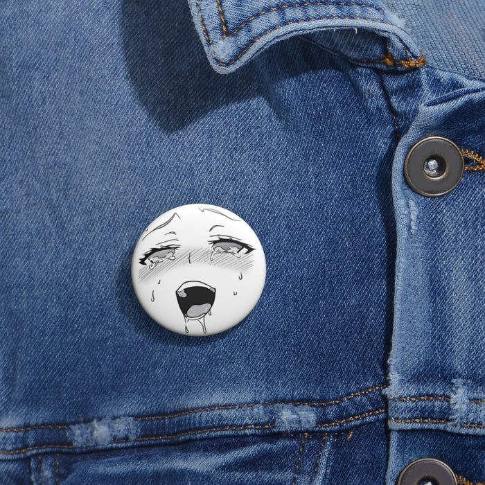 Aheago face Pin // Anime Buttons