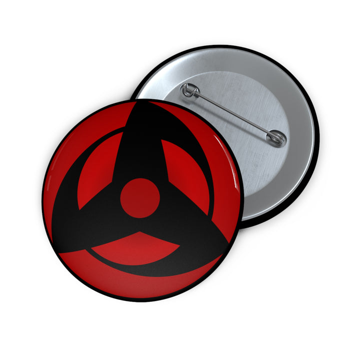 Mangekyou Sharingan Pin // Anime Buttons