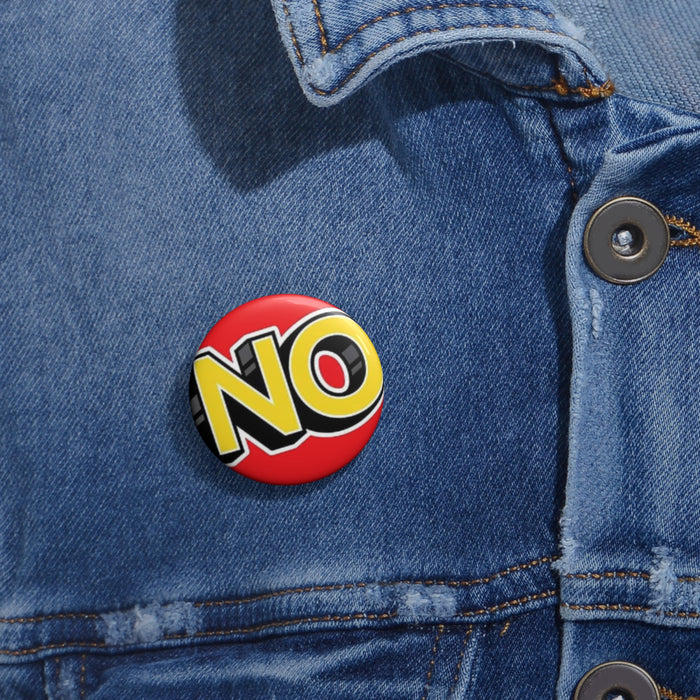 No Uno Parody Pin Button