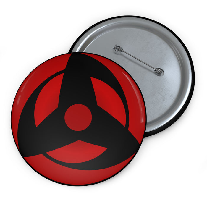 Mangekyou Sharingan Pin // Anime Buttons