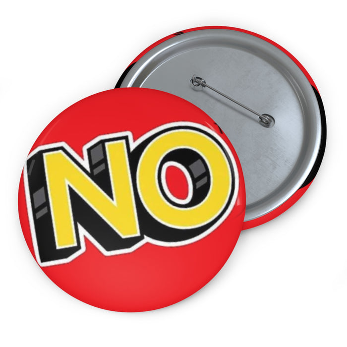 No Uno Parody Pin Button