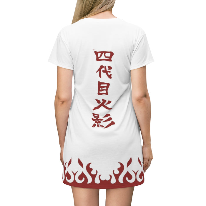 Hokage T-Shirt Dress // Anime Dress