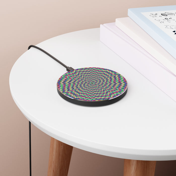 Optical Illusion Trippy Wireless Phone Charger // iPhone / Samsung / Android compatible