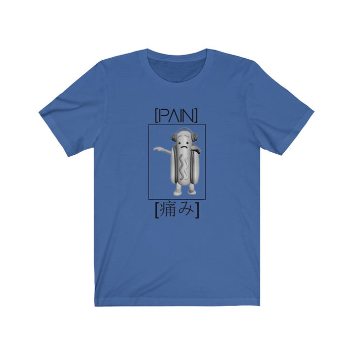 Unisex Tee Pain Hotdog Kanji Design // Funny Meme Shirt