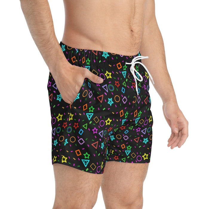 Swimwear Trunks / Shorts Neon Shapes
