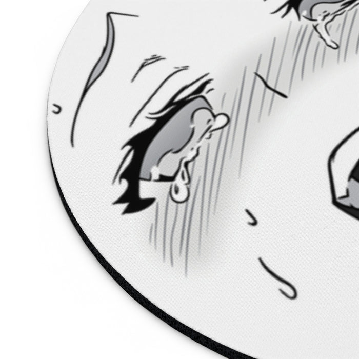 Mouse Pad Ahegao Anime, Round And Rectangle!