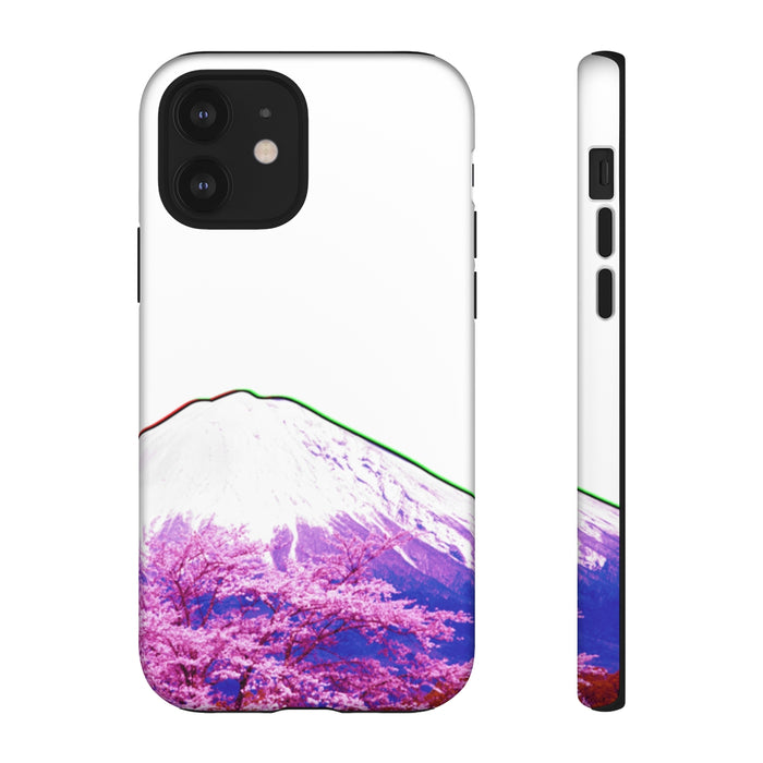 Fuji Mountain Cherry Blossom Tough Phone Cases RGB