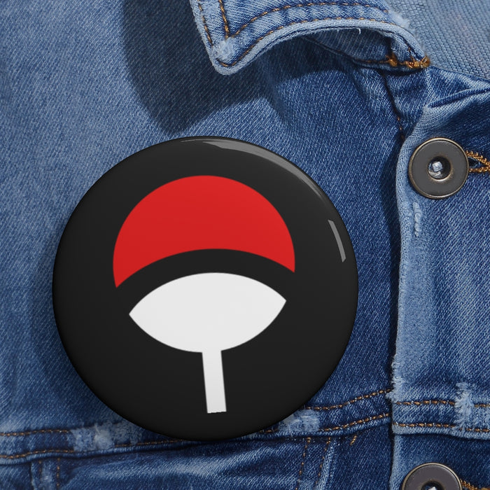 Uchiha Crest Symbol Pin Buttons // Anime Pushpin