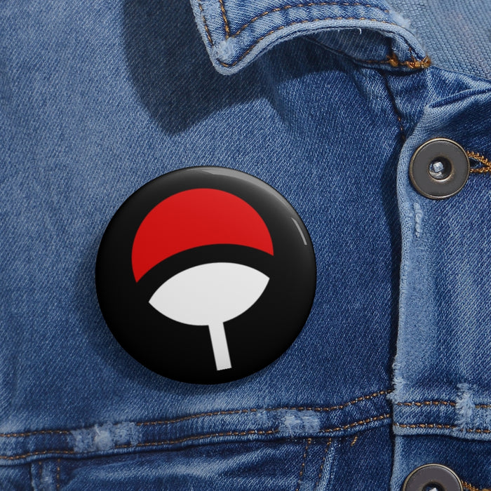 Uchiha Crest Symbol Pin Buttons // Anime Pushpin