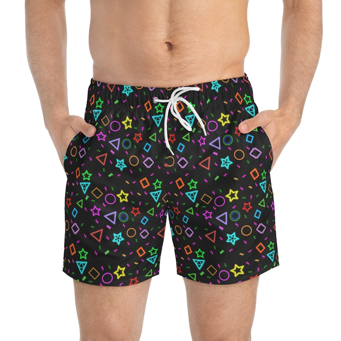Swimwear Trunks / Shorts Neon Shapes