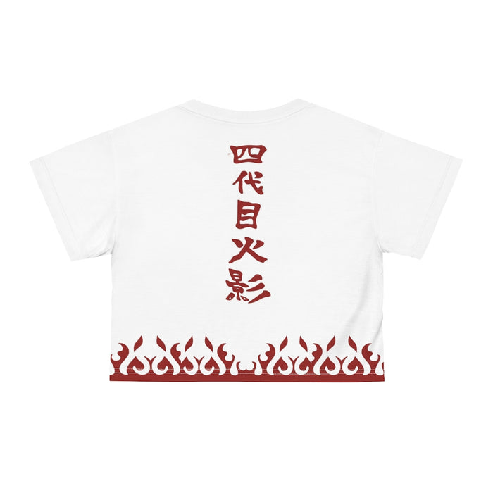Hokage Crop Tee // Anime Crop top Shirt
