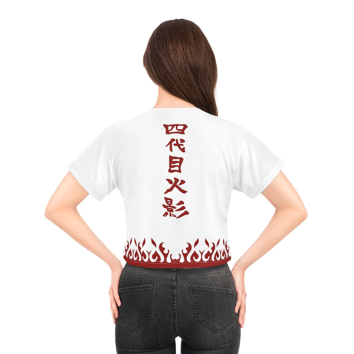 Hokage Crop Tee // Anime Crop top Shirt
