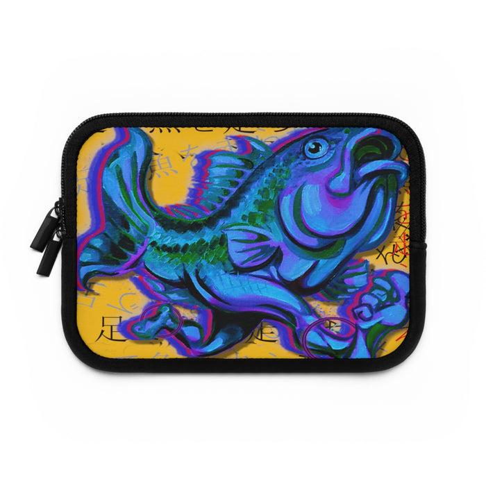 Japanese Running Fish With Legs Laptop Sleeve / Case