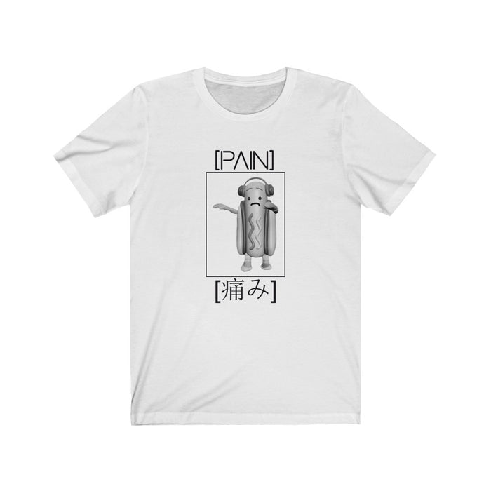 Unisex Tee Pain Hotdog Kanji Design // Funny Meme Shirt
