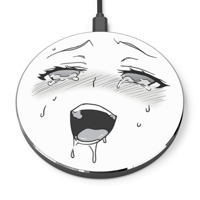Ahegao Hentai Wireless Charger // Anime Phone Charger, For Iphone, Samsung, LG, Android