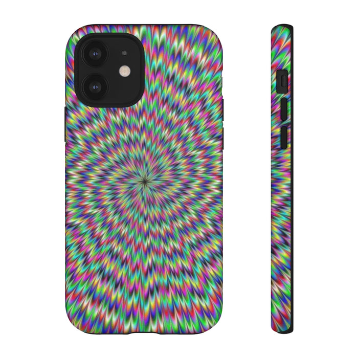 Trippy Optical Illusion Tough Phone Cases // iPhone and Samsung