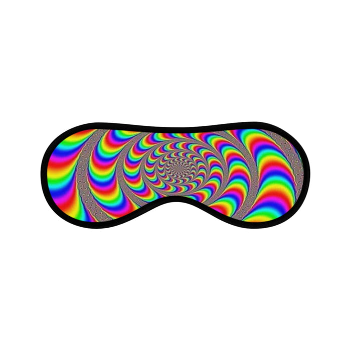 Swirling Optical Illusion Sleeping Mask