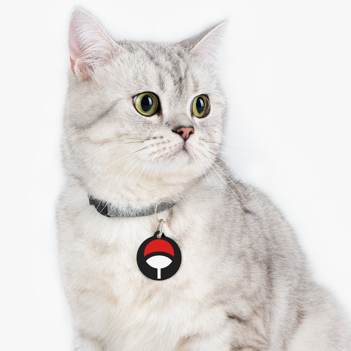 Uchiha Crest Pet Tag // Anime Dog / Cat Collar