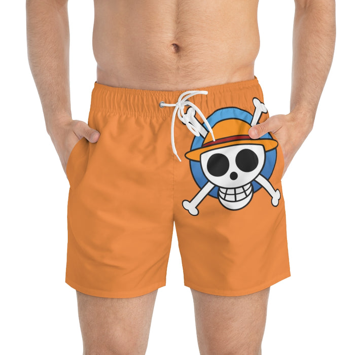 Straw Hat Pirates Swim Trunks // One Piece Anime Swim Shorts