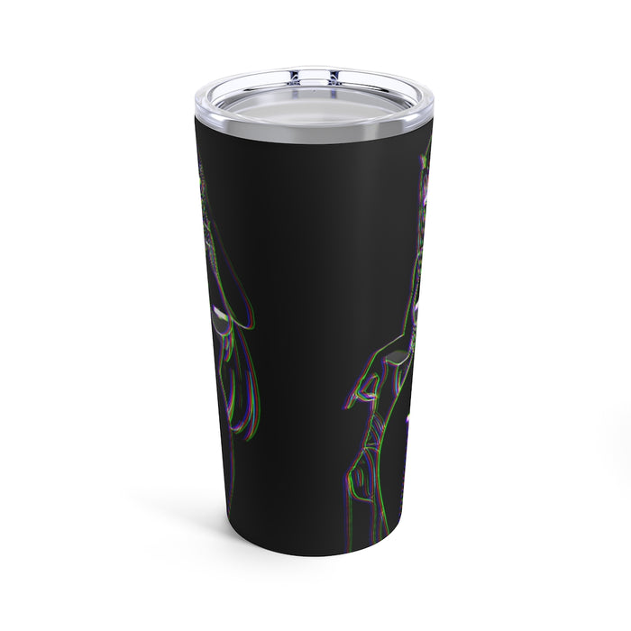 Neon Stainless Steel Anime Tumbler Cup // Darling In The Franxx Zero Two Nude